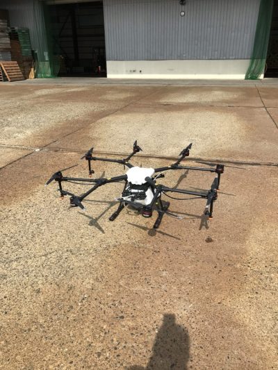 農業用ドローン　産業用ドローン　AGRAS　MG-1　DJI　福島　会津　坂下町　カネダイ